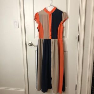 Color block dress. Brand new never worn